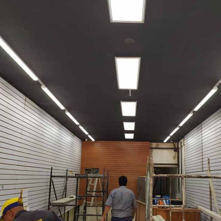 Instalación de Iluminación Tienda